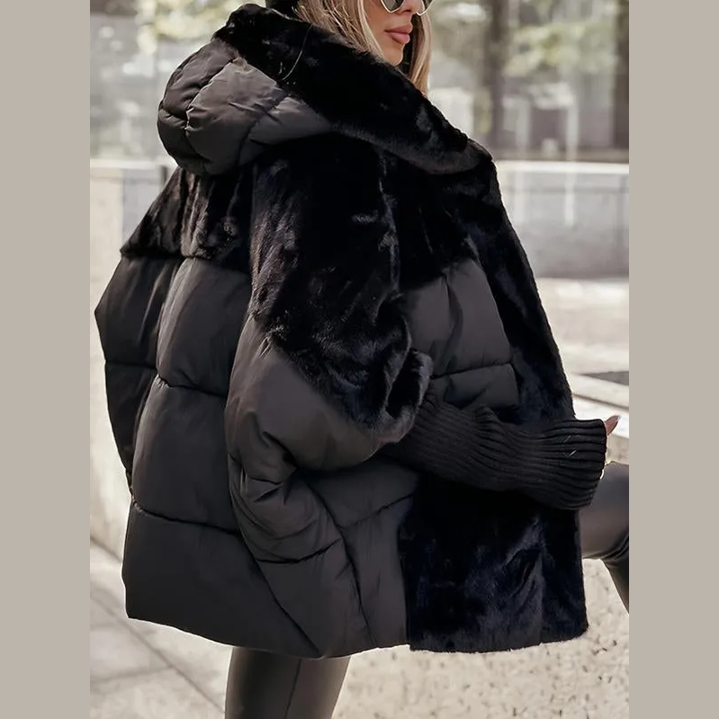 Classic hooded everyday casual bomber jacket for women | Hester -12