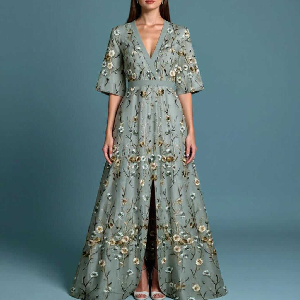 Floral V Neck Maxi Dress Chic for Women | Seraphine