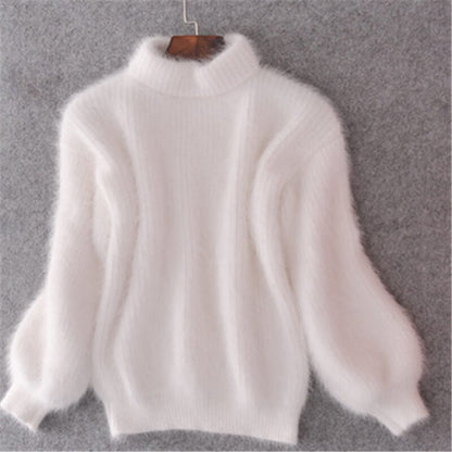 Cosy loose-knit wool blend sweater for women | Emilie - 2