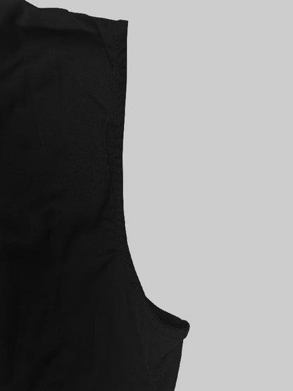 Cape high-low pleated round-neck evening maxi dress for women - 20