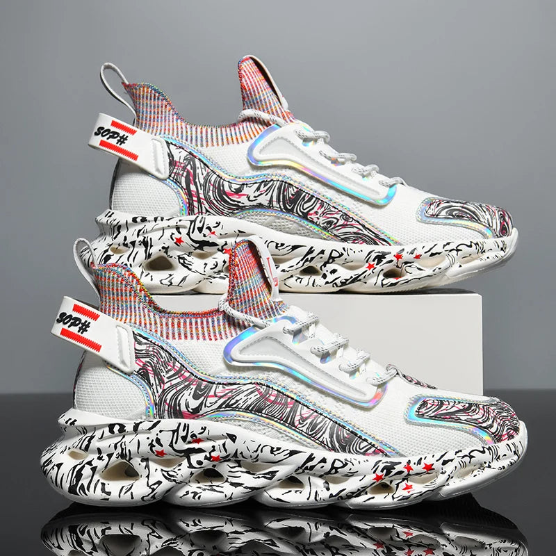 Bold street-style casual trainers for men | Rebel - 12