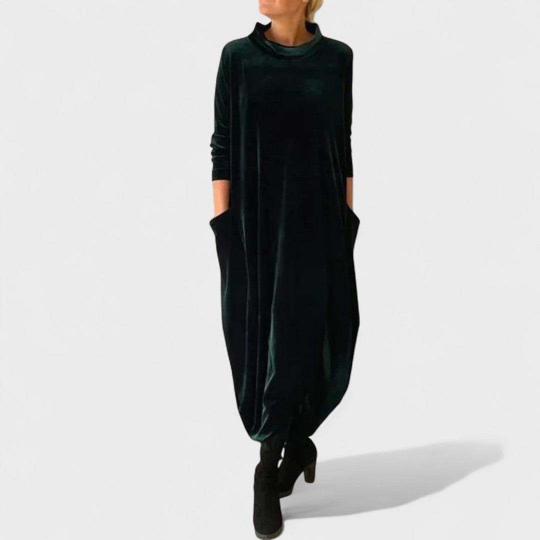 Elegant everyday casual dress for women | MARISANDRA - 1