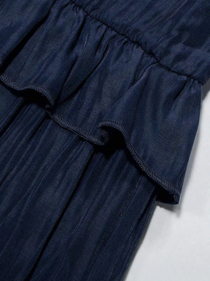 Tiered Ruffle Long Dress Chic For Women | Lara