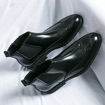 Classic leather chelsea boots for men | Alden - 15