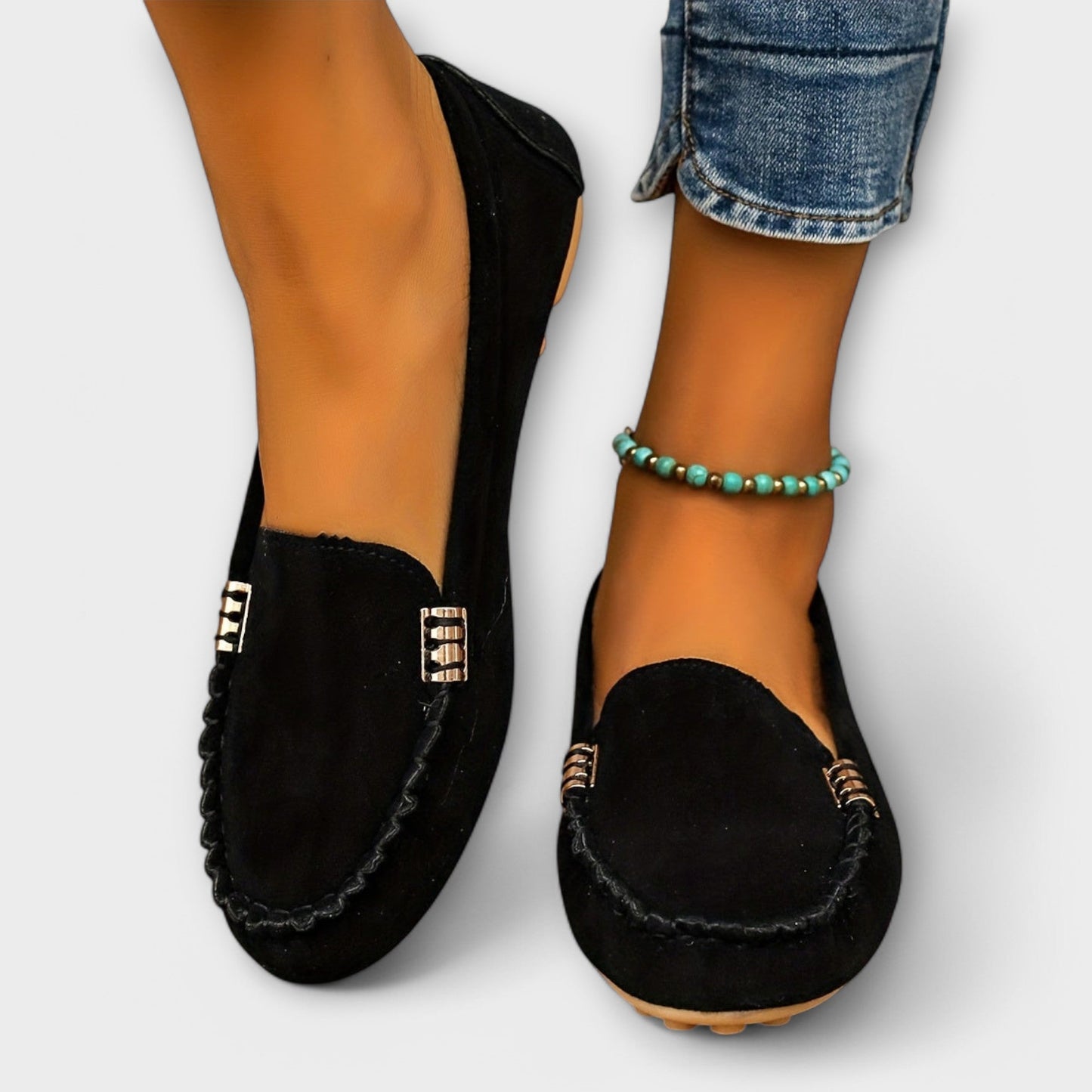 Elegant comfort slip-on moccasin for women | Bianca -10