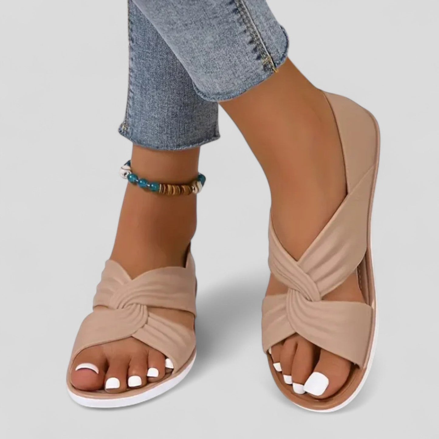 Classic supportive orthopedic everyday sandals for women | Anna -5
