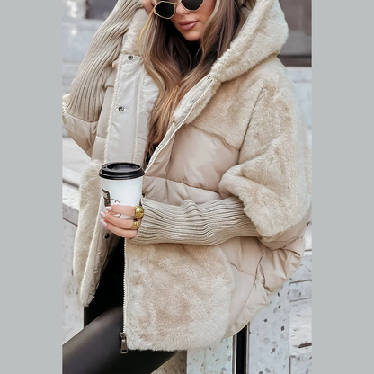 Classic hooded everyday casual bomber jacket for women | Hester -13