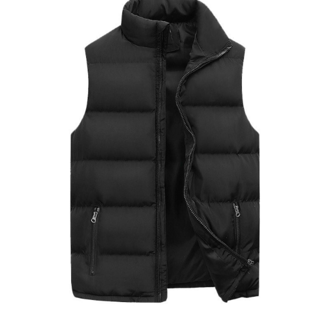 Lightweight insulated zip stand-collar gilet for men | Orion - 3