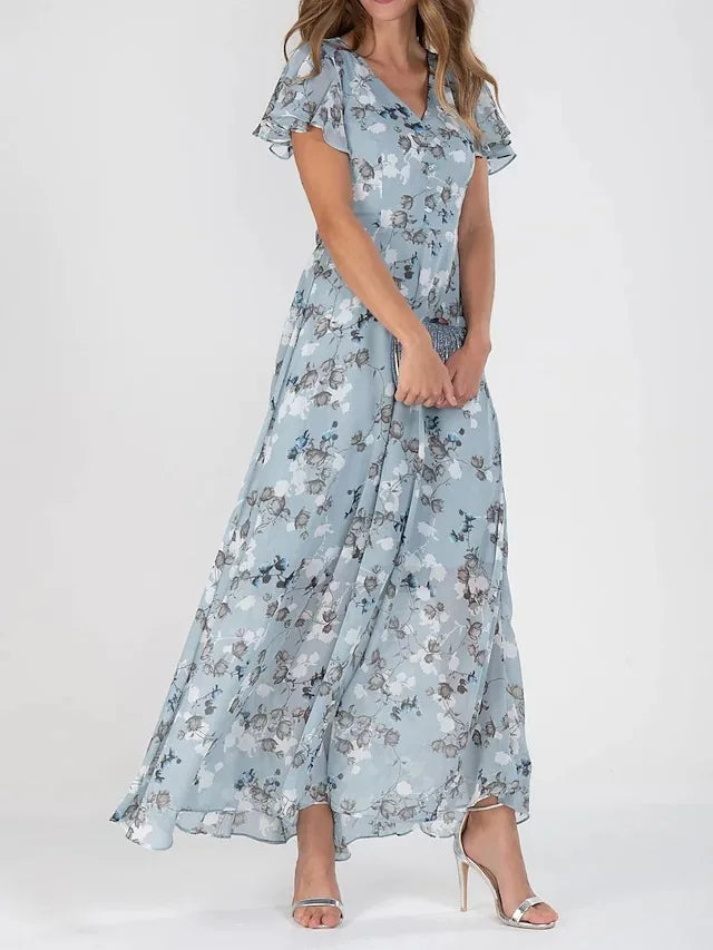 Glamorous everyday tummy-covering occasion dress for women | Aurelia -3