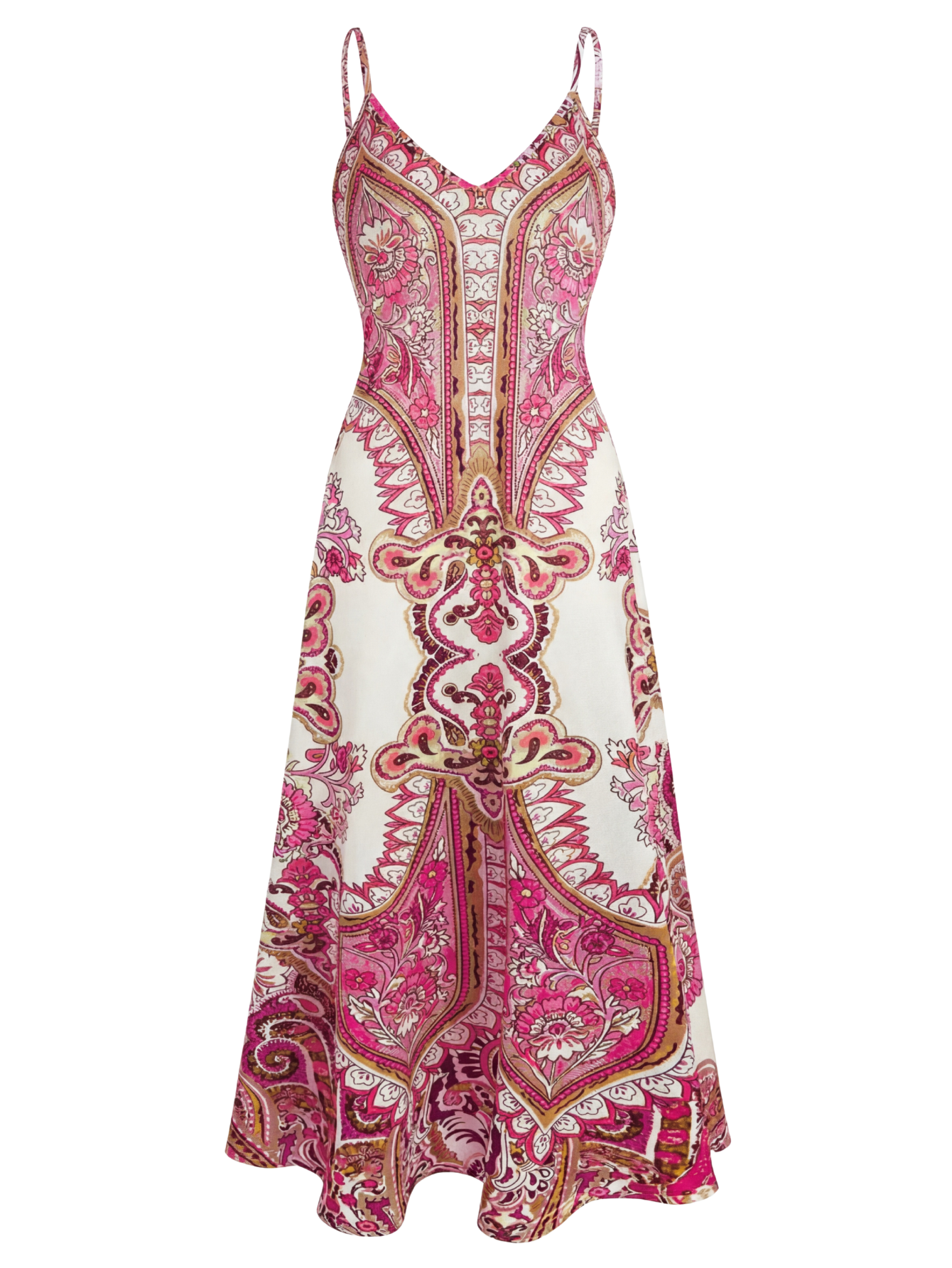 Boho Floral Print Sleeveless Dress Chic For Women | Maravelle
