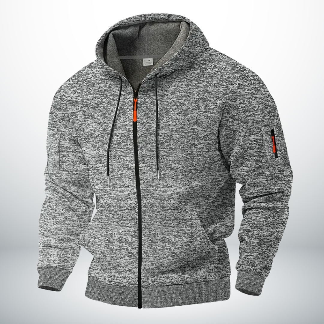 Modern stylish warm fleece jacket for men | Arvion -3