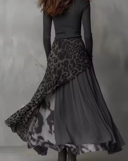 Bold everyday leopard print casual dress for women | Kea -3