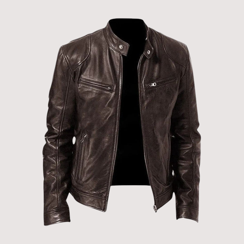 Classic Zip Front Jacket Stylish for Men | Dorian