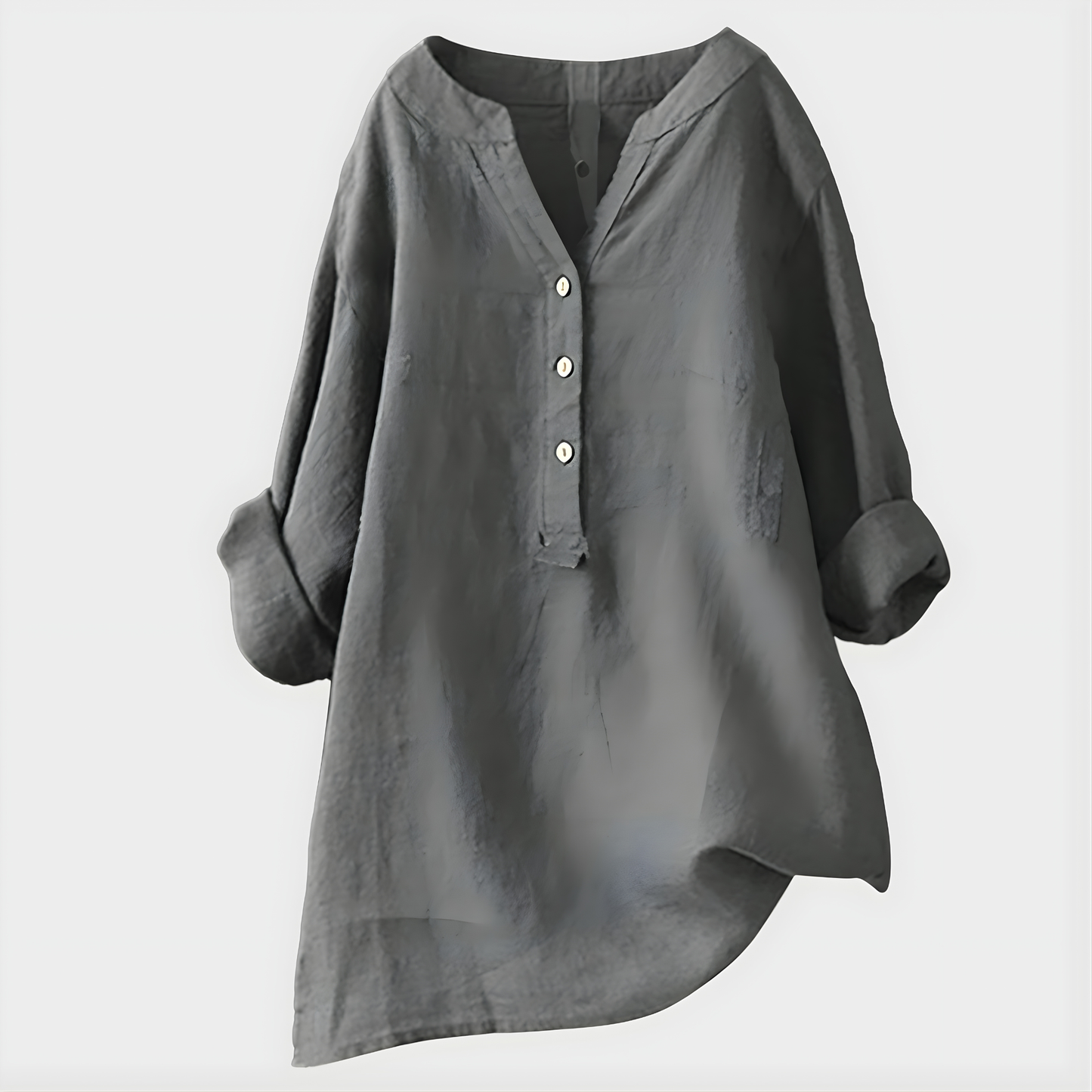 Elegant V-neck everyday blouse for women | Veronique -3