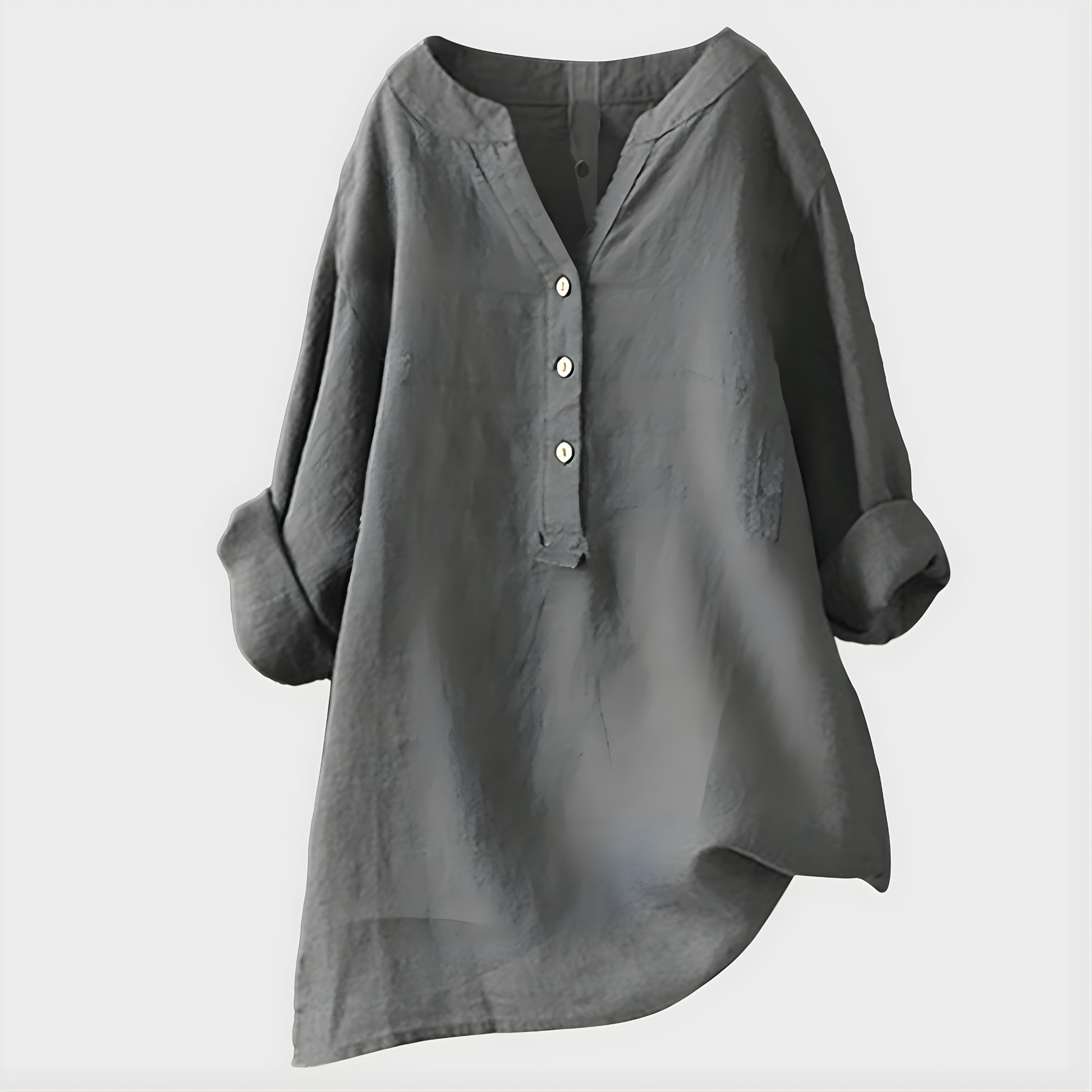 Elegant V-neck everyday blouse for women | Veronique -3