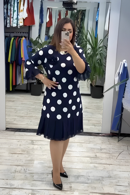 Elegant relaxed everyday midi dress for women | PIA - 3