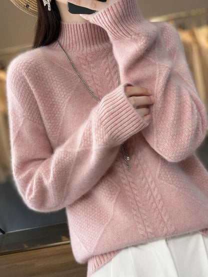 Classic Turtleneck Sweater Cozy For Women | Evelina