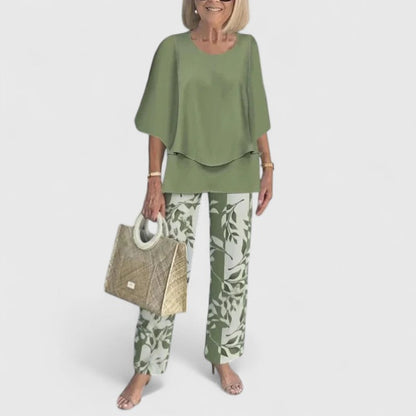 Elegant relaxed two-piece co-ord set for women | Martha - 2