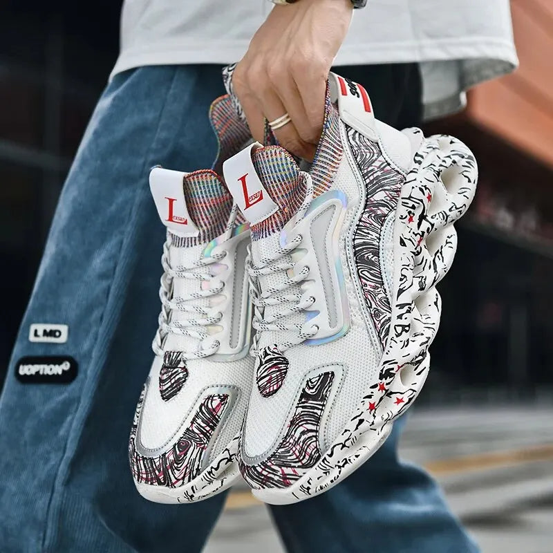 Bold street-style casual trainers for men | Rebel - 10