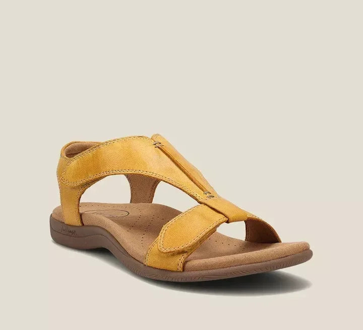 Elegant orthopedic autumn everyday sandals for women | Finola -6