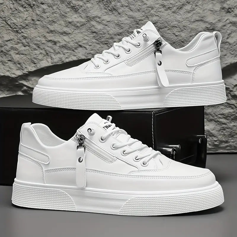 Classic everyday leather casual trainers for men | Stratford -9
