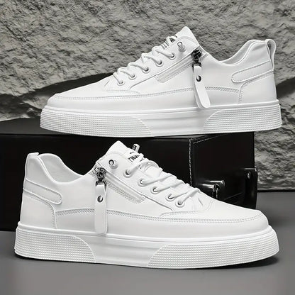 Classic everyday leather casual trainers for men | Stratford -9
