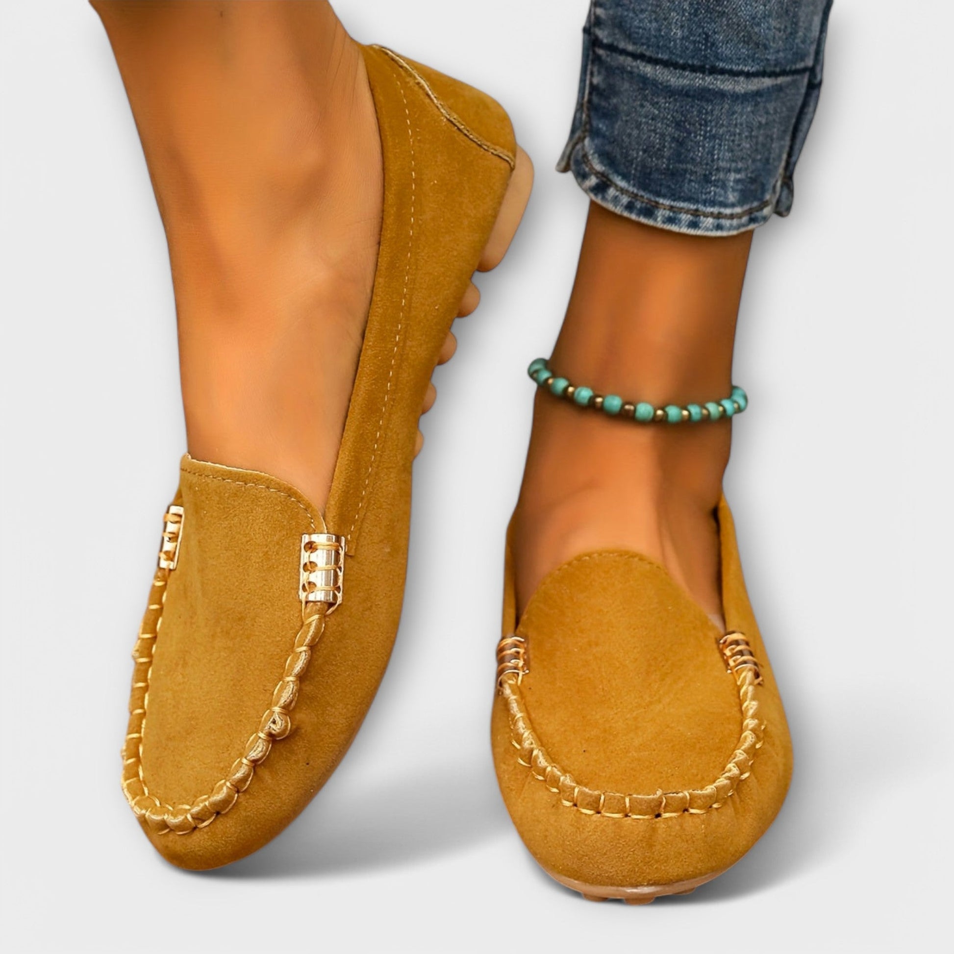 Elegant comfort slip-on moccasin for women | Bianca -5