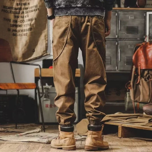 Tapered Utility Cargo Trousers Versatile for Men | Railey