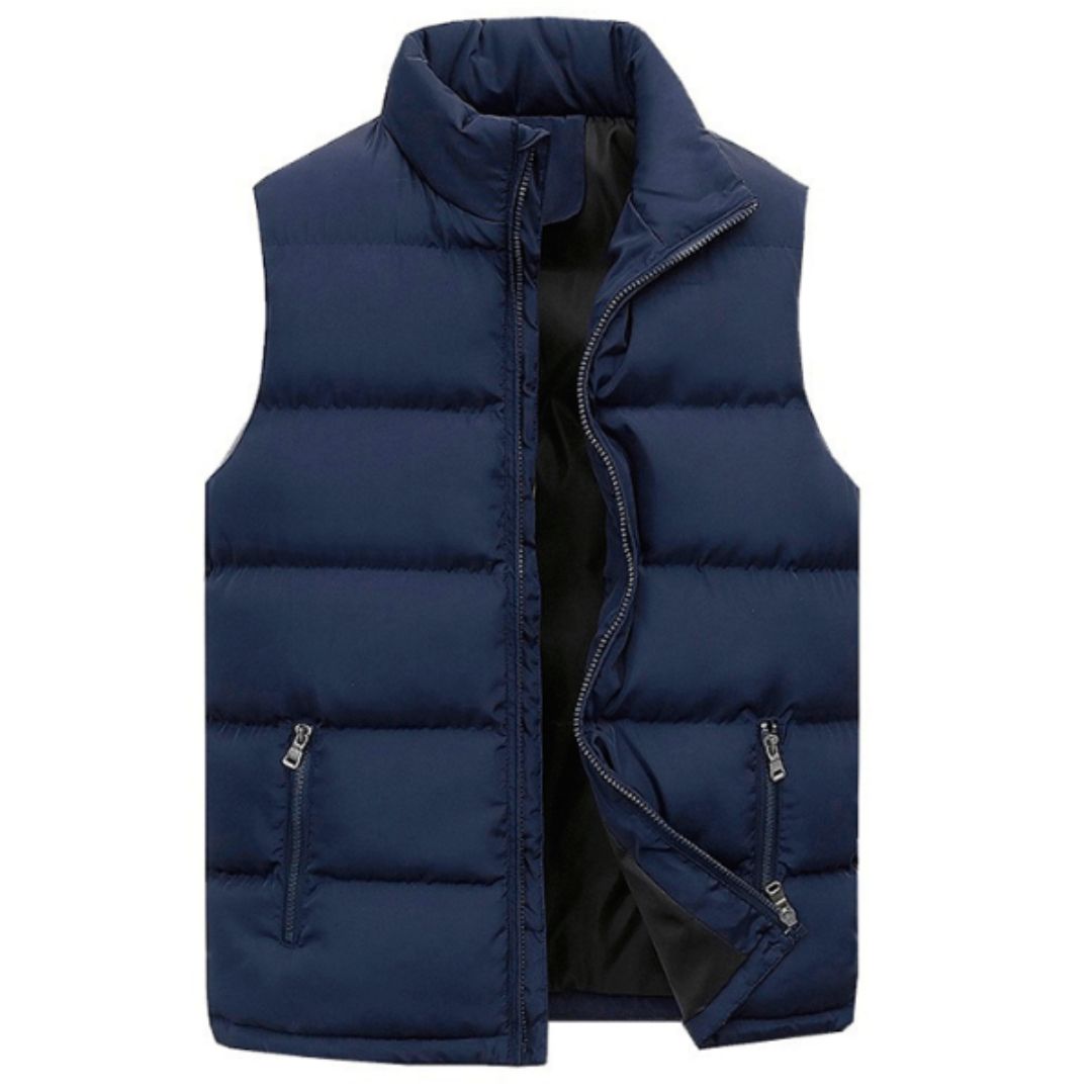 Lightweight insulated zip stand-collar gilet for men | Orion - 4