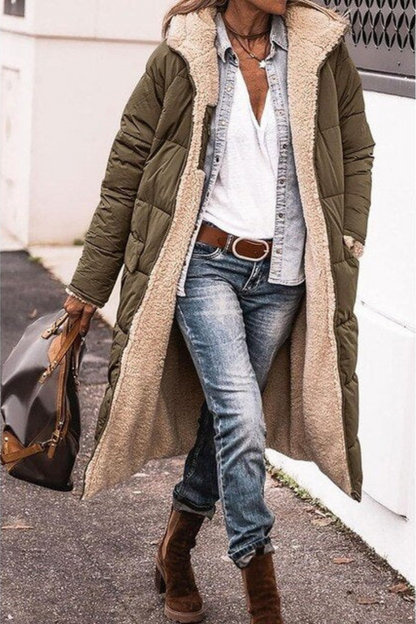 Elegant Reversible Long Coat Stylish For Women | Elvie