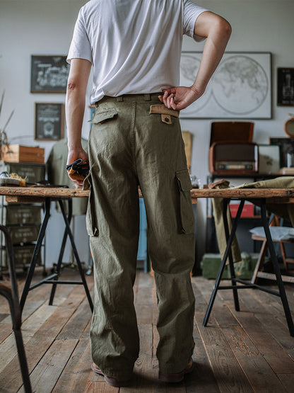 Heritage Utility Trousers with Reinforced Details Versatile for Men | Owen