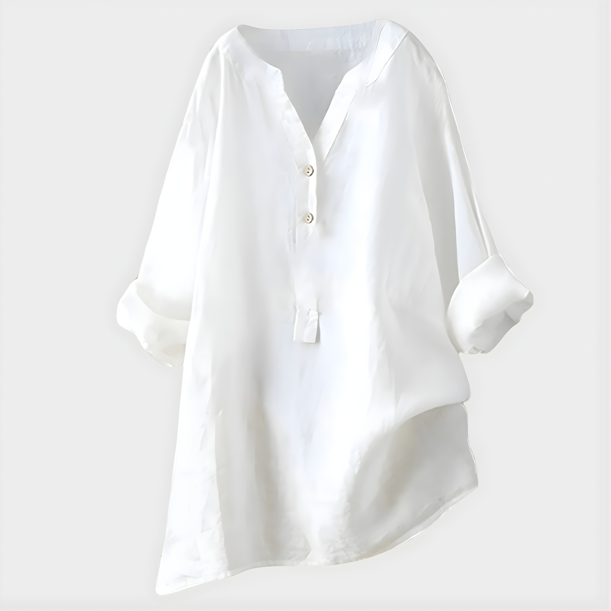 Elegant V-neck everyday blouse for women | Veronique -4