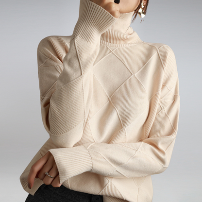 Cosy knit turtleneck sweater for women | Myla - 6