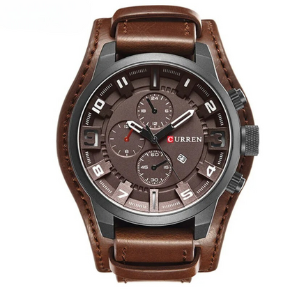 Classic leather strap wristwatch for men | Legacy - 5