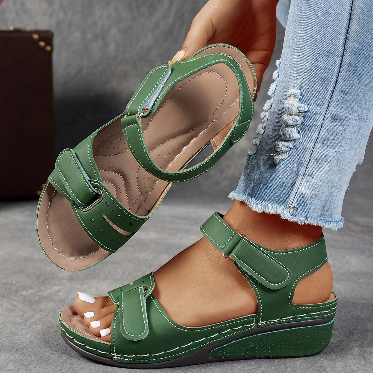 Orthopedic comfort flex slip-on sandals for women | Ariya -3