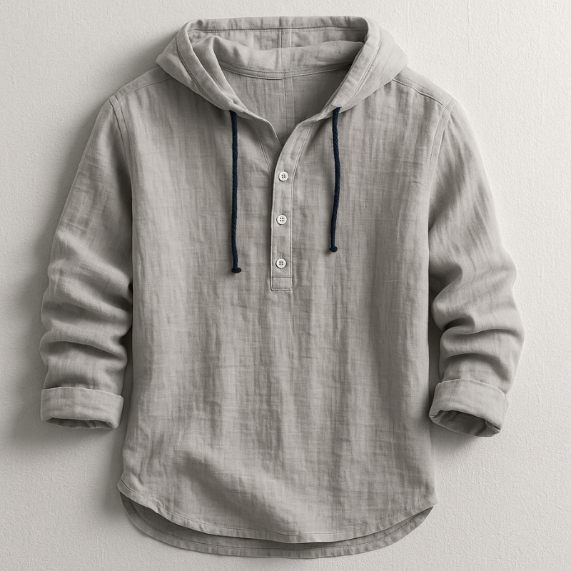 Lightweight Hooded Shirt Classic For Men | Caelum