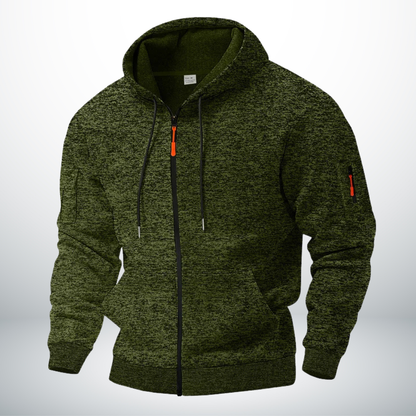 Modern stylish warm fleece jacket for men | Arvion -4