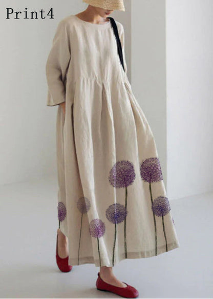 Unique patchwork everyday casual dress for women - 12