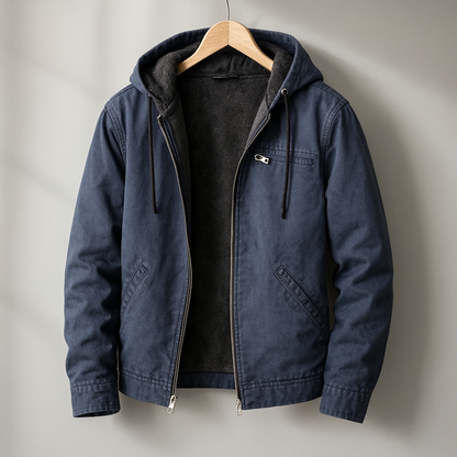 Lined Hooded Utility Jacket Stylish For Men | Branton