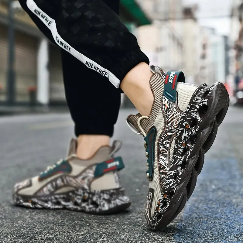 Bold street-style casual trainers for men | Rebel - 7