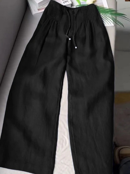 Relaxed wide-leg everyday trousers for women | Camille - 1