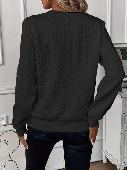 Half Zip Casual Sweater Cozy For Women | Lioraelle