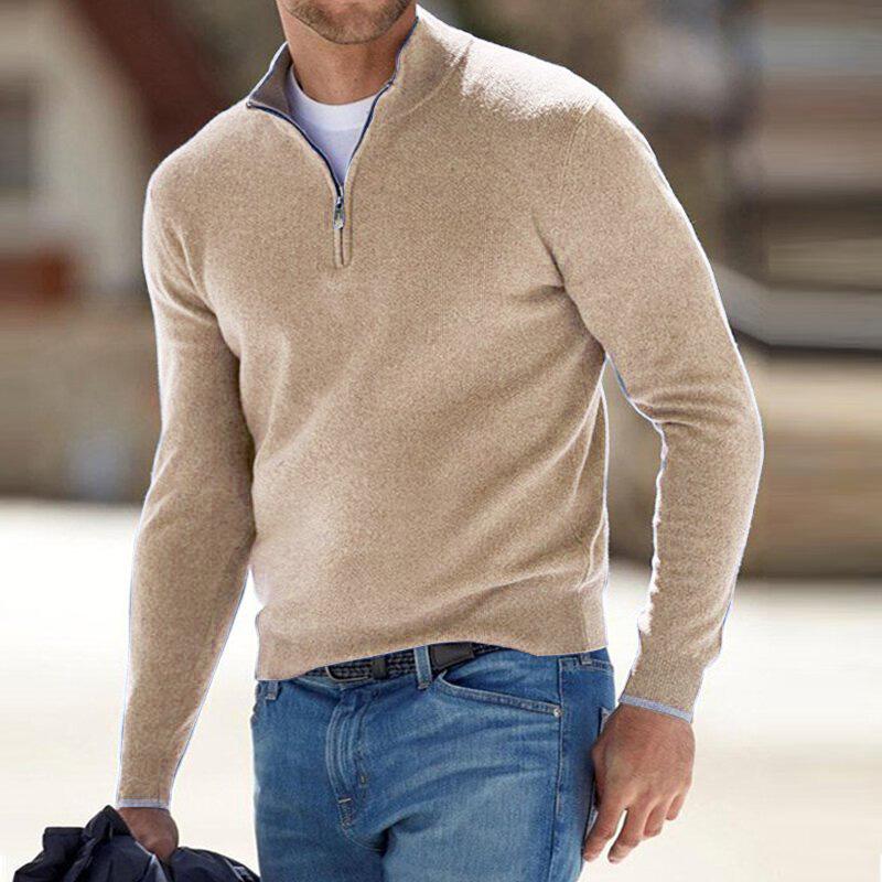 Half-zip comfort sweater for men | Harris