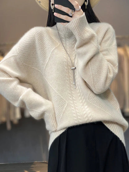 Classic Turtleneck Sweater Cozy For Women | Evelina