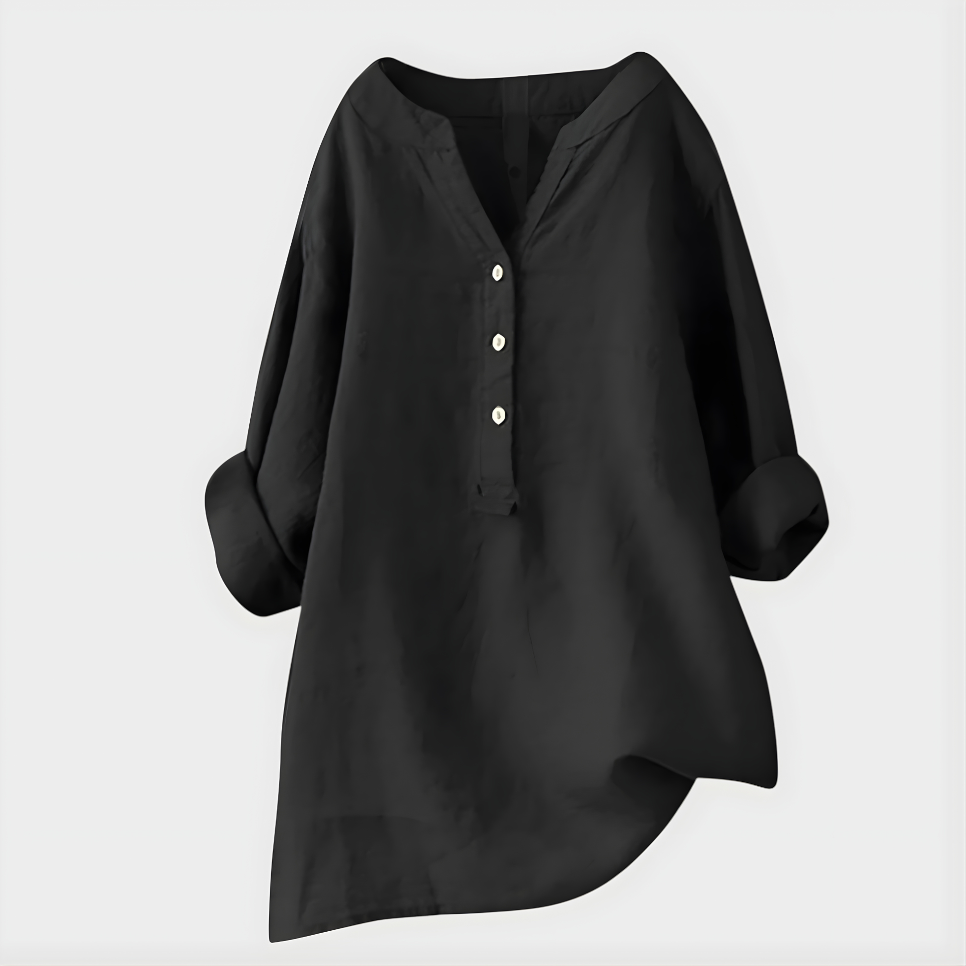 Elegant V-neck everyday blouse for women | Veronique -5