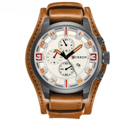 Classic leather strap wristwatch for men | Legacy - 9
