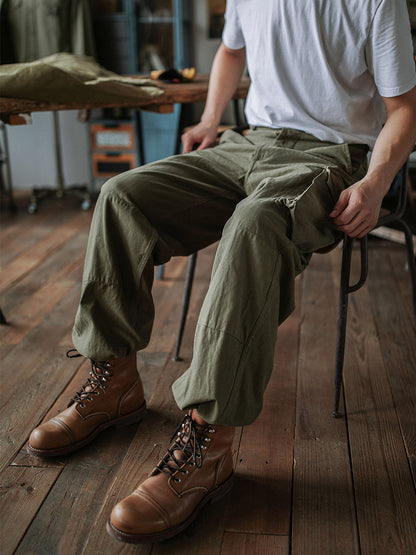 Heritage Utility Trousers with Reinforced Details Versatile for Men | Owen