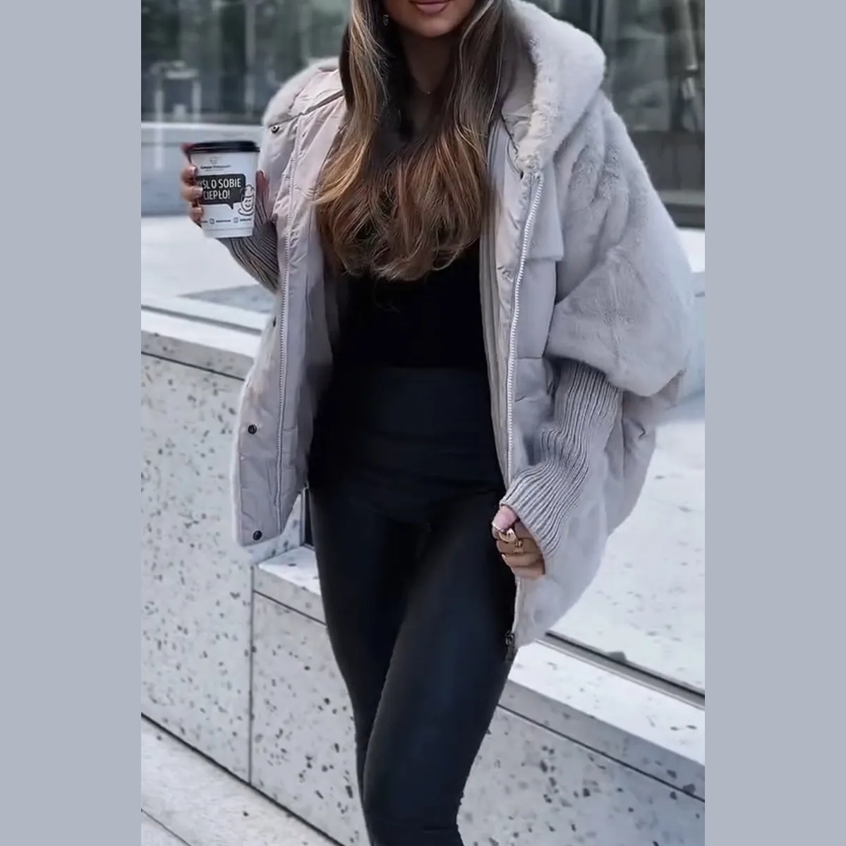 Classic hooded everyday casual bomber jacket for women | Hester -14