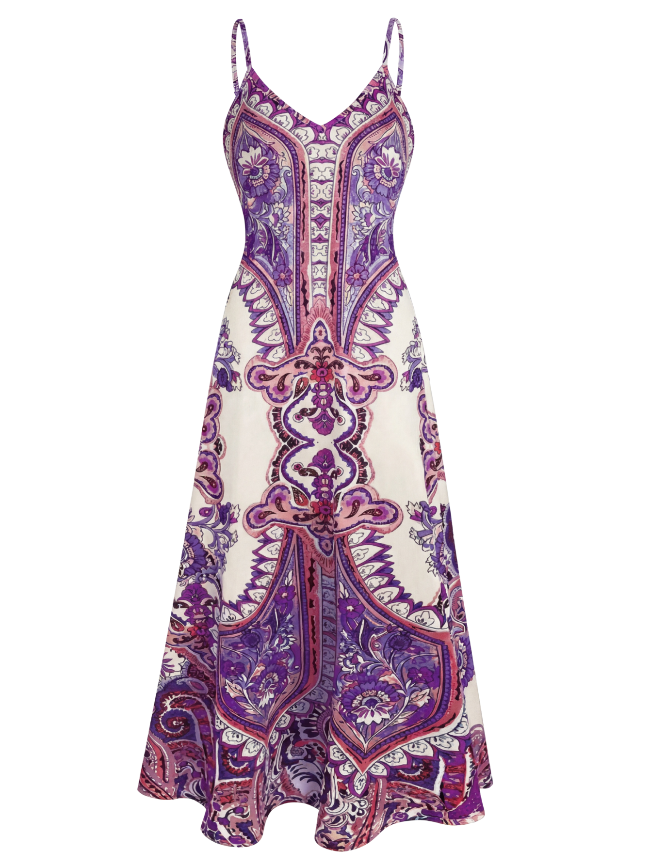 Boho Floral Print Sleeveless Dress Chic For Women | Maravelle