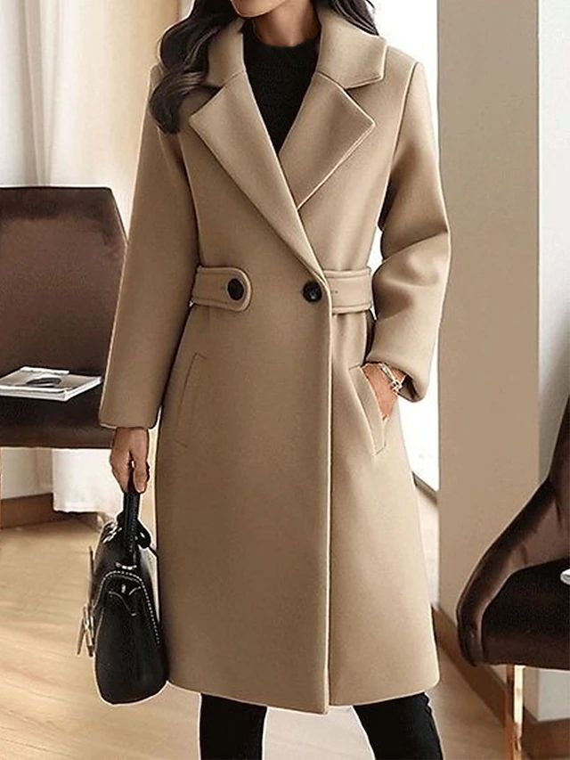 Tailored Longline Overcoat Stylish for Women | Valeria